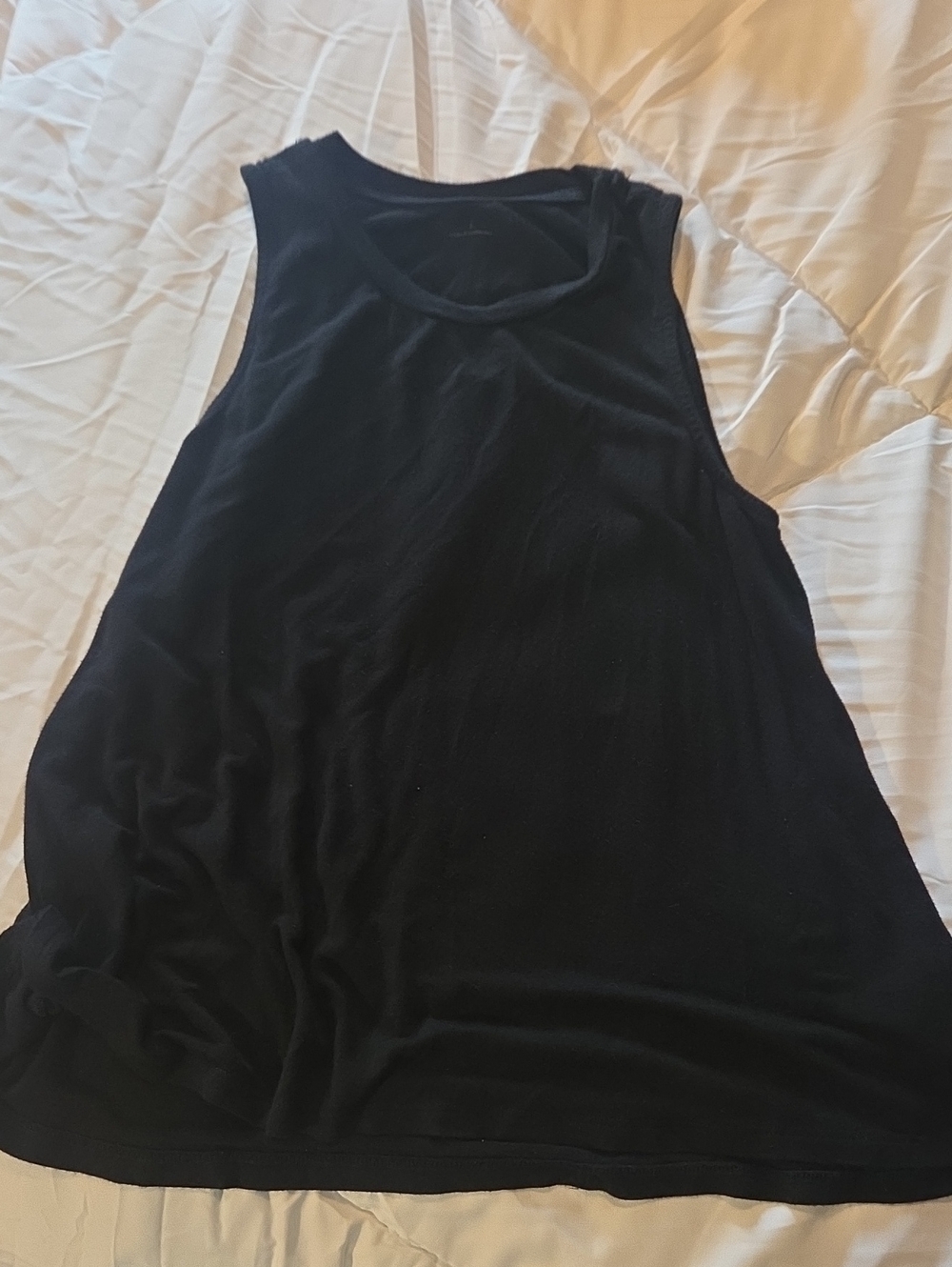 Girl’s Black Sleeveless Tank Top- Maurices Size L